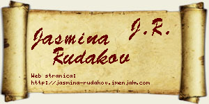 Jasmina Rudakov vizit kartica